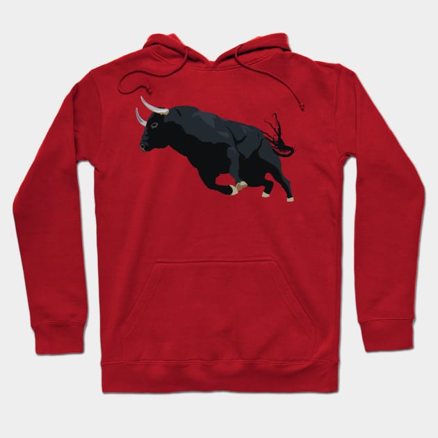 Black Bull Hoodie by NorseTech